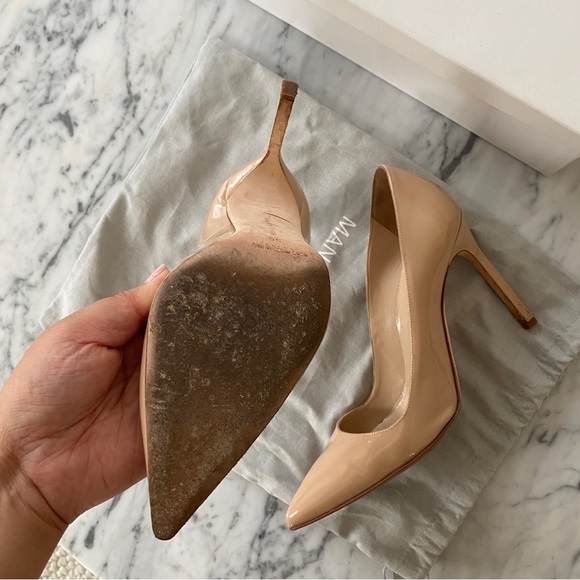 Manolo Blahnik BB 105 Nude Patent (Size 6) - Picture 3 of 5